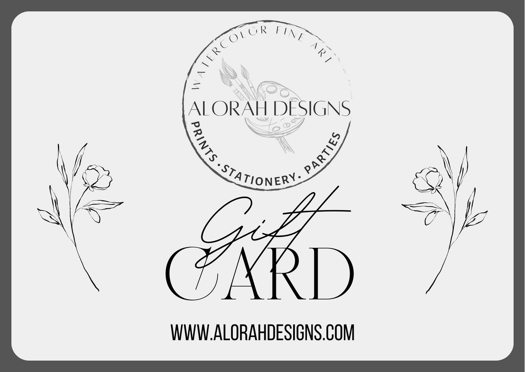Alorah Designs Gift Card