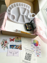 Load image into Gallery viewer, Beginners Watercolor DIY Box
