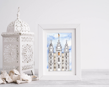 Load image into Gallery viewer, Salt Lake City LDS Temple Print
