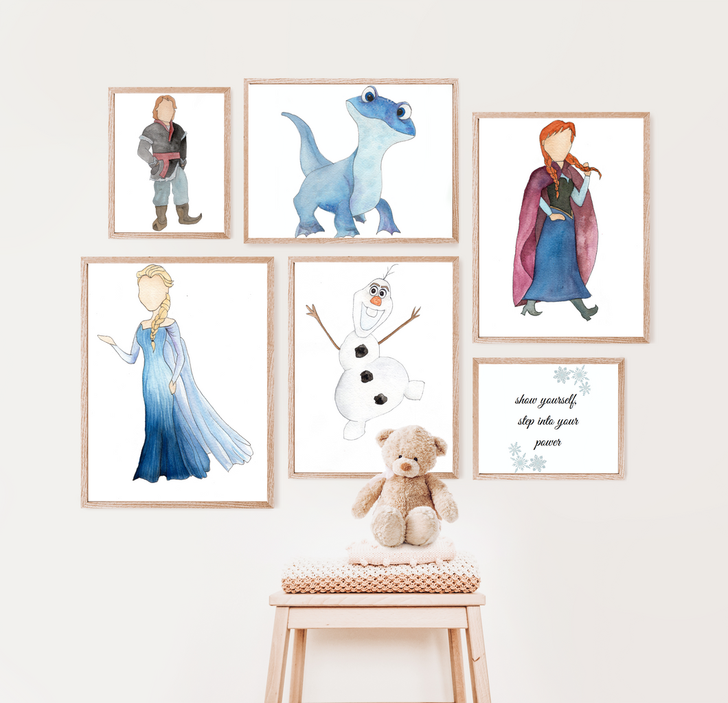 Frozen Character Print Collection